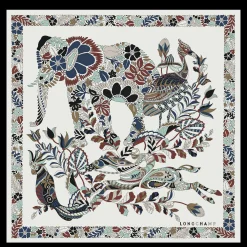 Foret Longchamp Silk Scarf 50