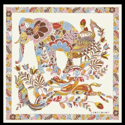 Foret Longchamp Silk Scarf 50