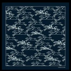 Gallop Denim Silk Scarf 50