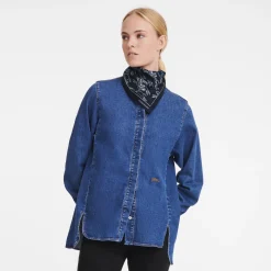 Gallop Denim Silk Scarf 50