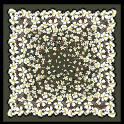 Hawaiian Flowers Silk Scarf 50