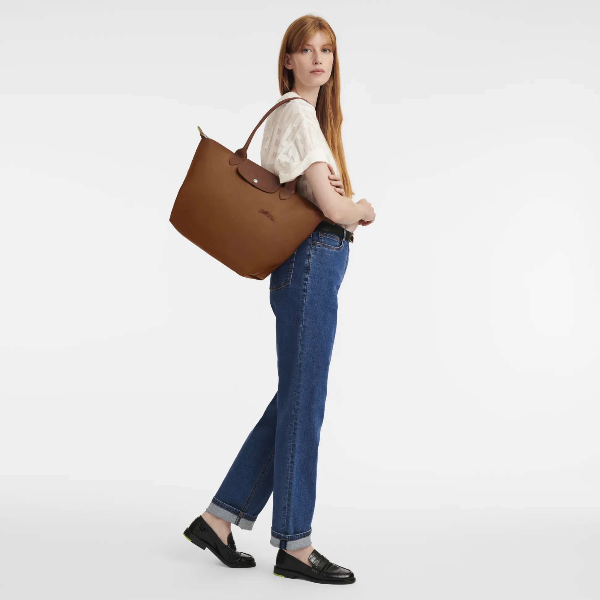 Le Pliage Green L Tote Bag
