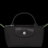 Le Pliage Green Pouch With Handle