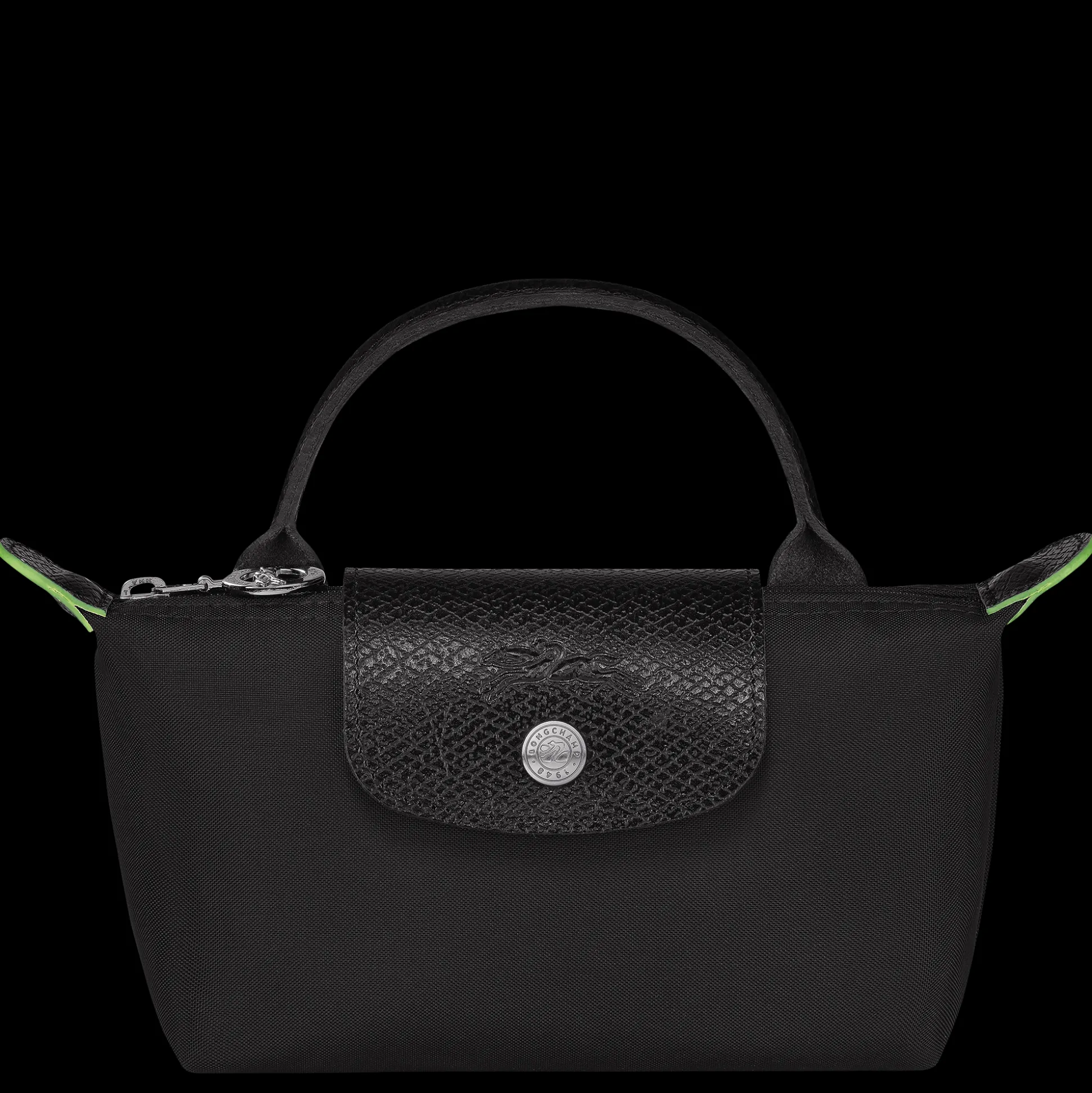 Le Pliage Green Pouch With Handle
