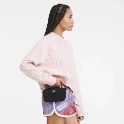 Le Pliage Green Pouch With Handle