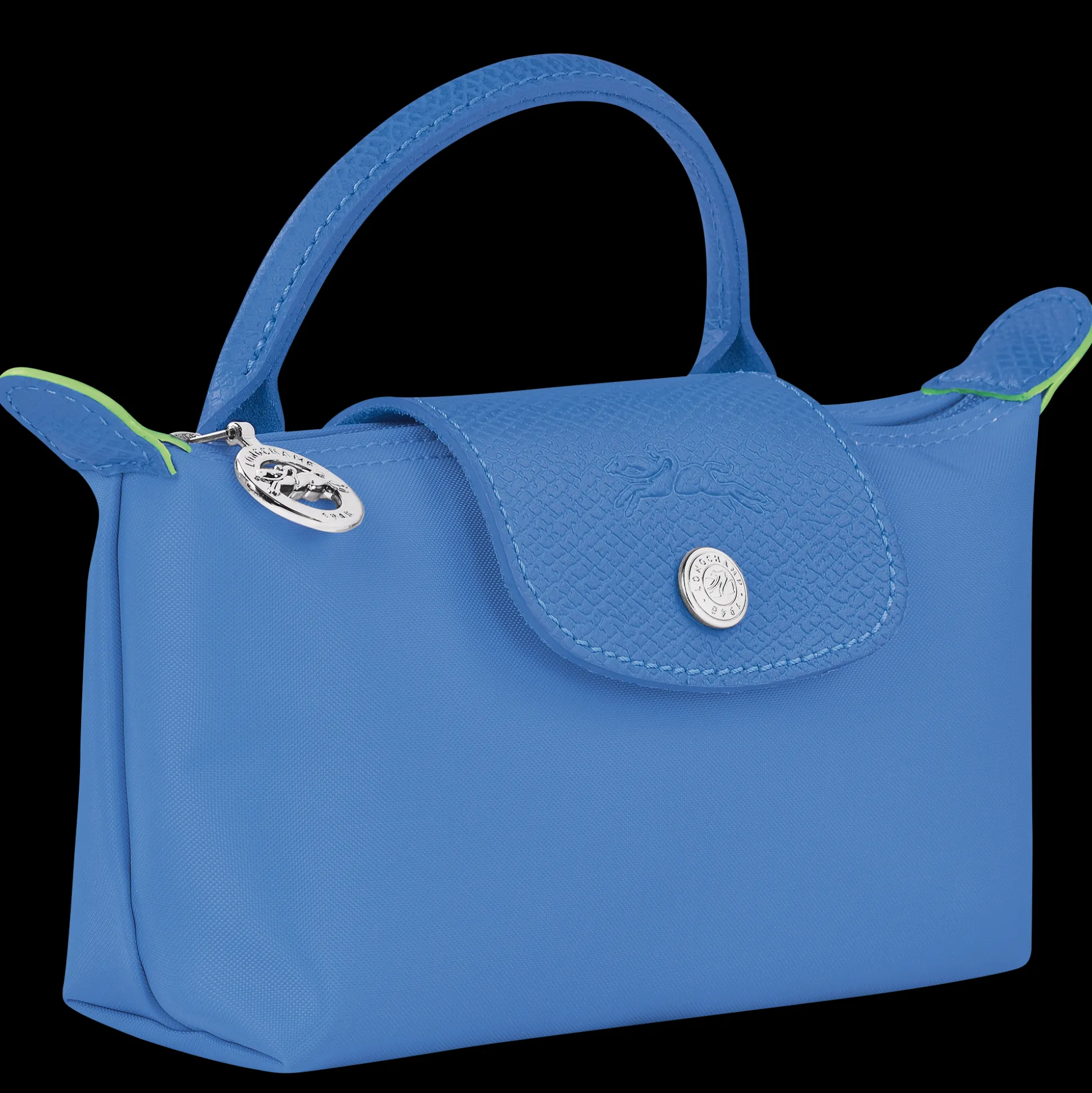Le Pliage Green Pouch With Handle