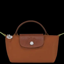 Le Pliage Green Pouch With Handle