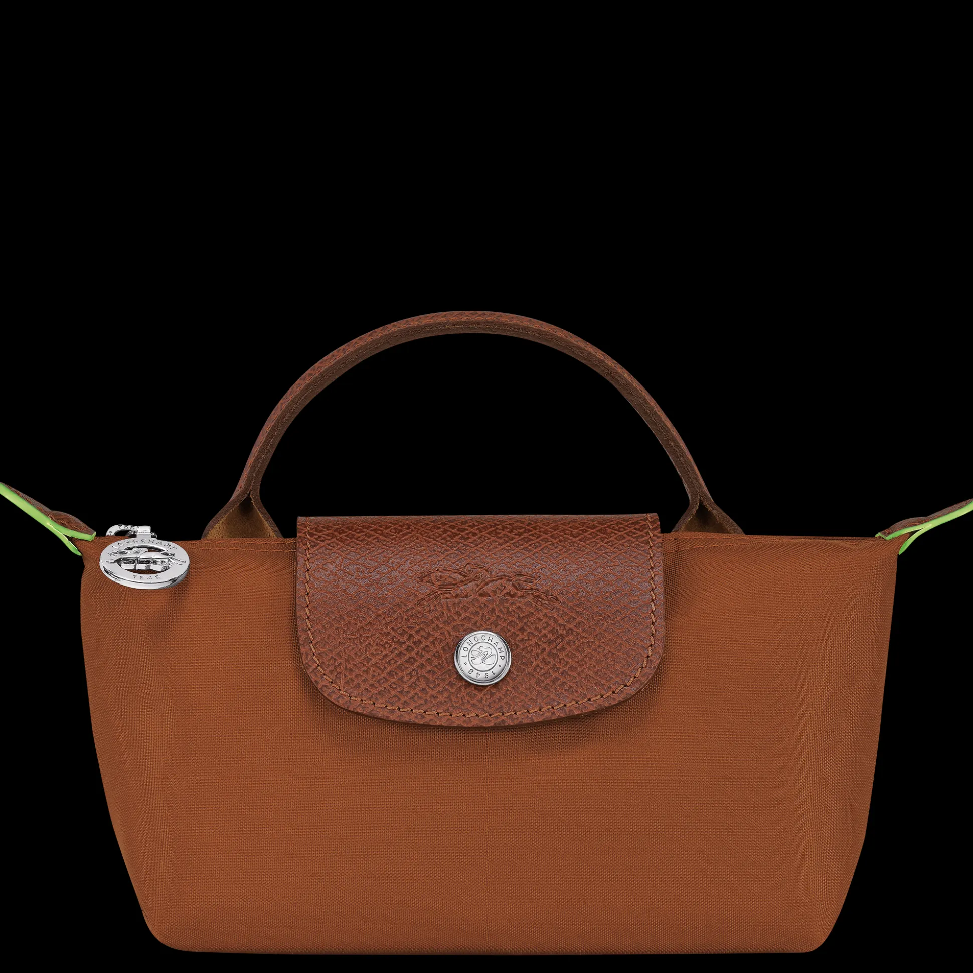 Le Pliage Green Pouch With Handle
