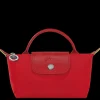 Le Pliage Green Pouch With Handle