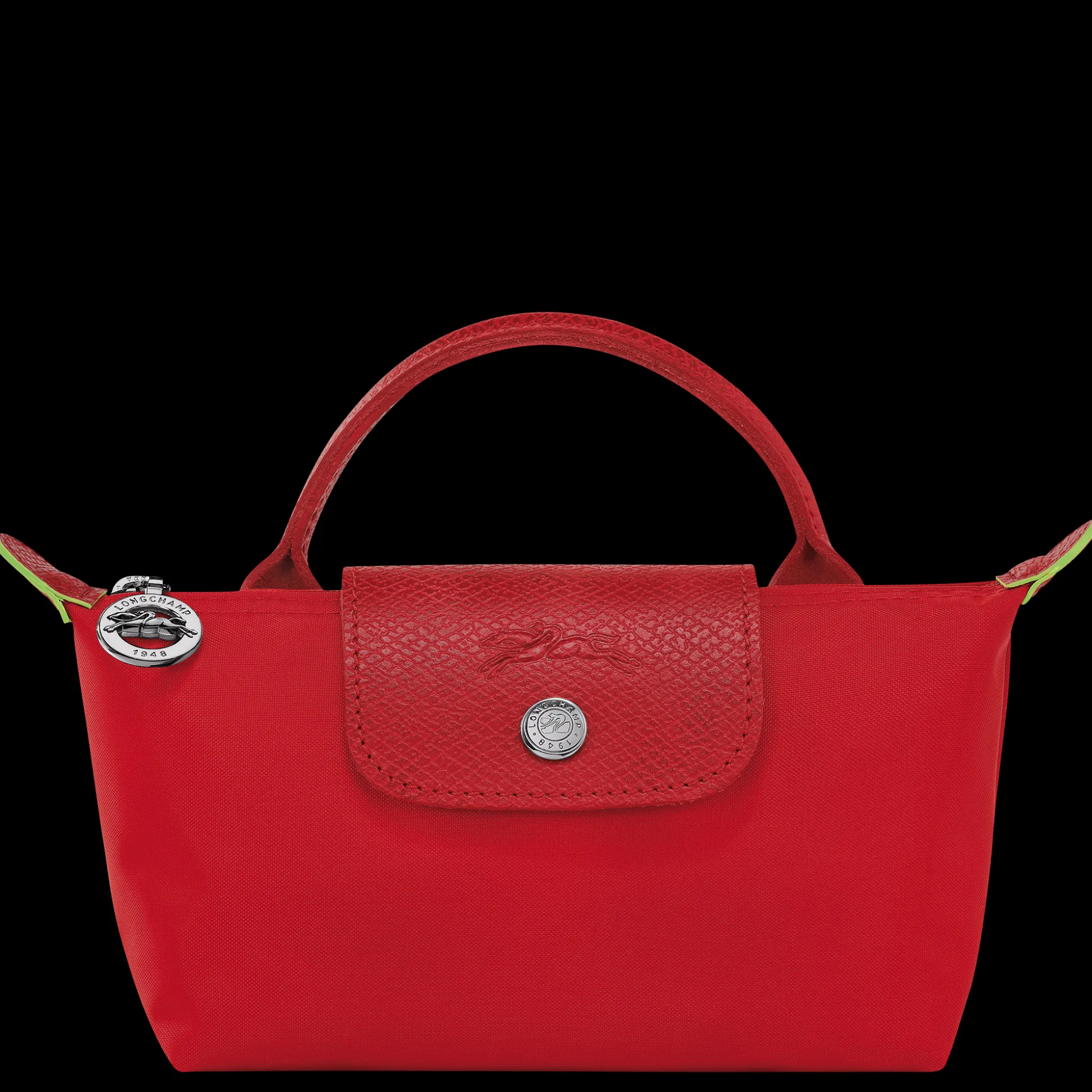 Le Pliage Green Pouch With Handle