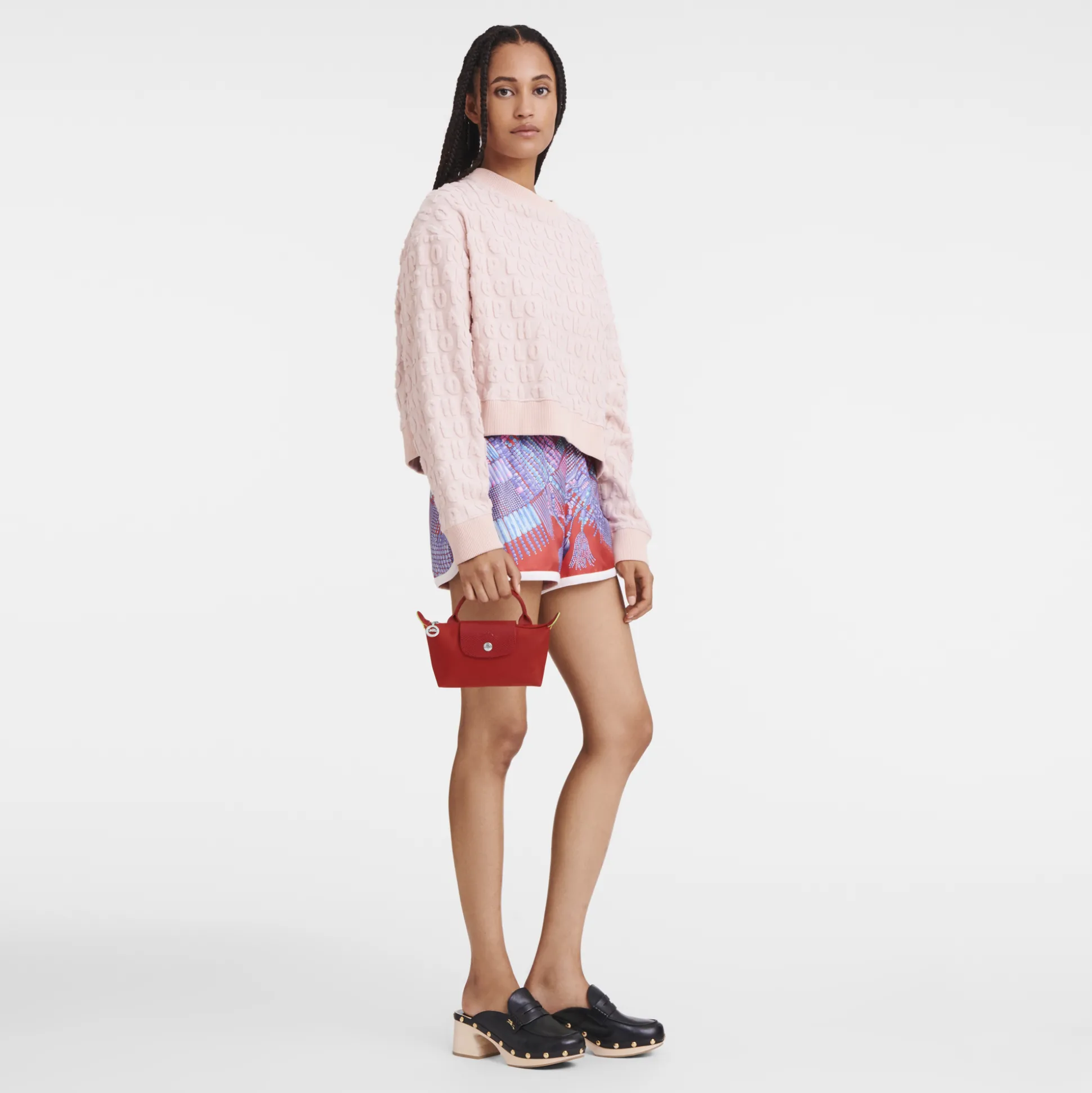 Le Pliage Green Pouch With Handle