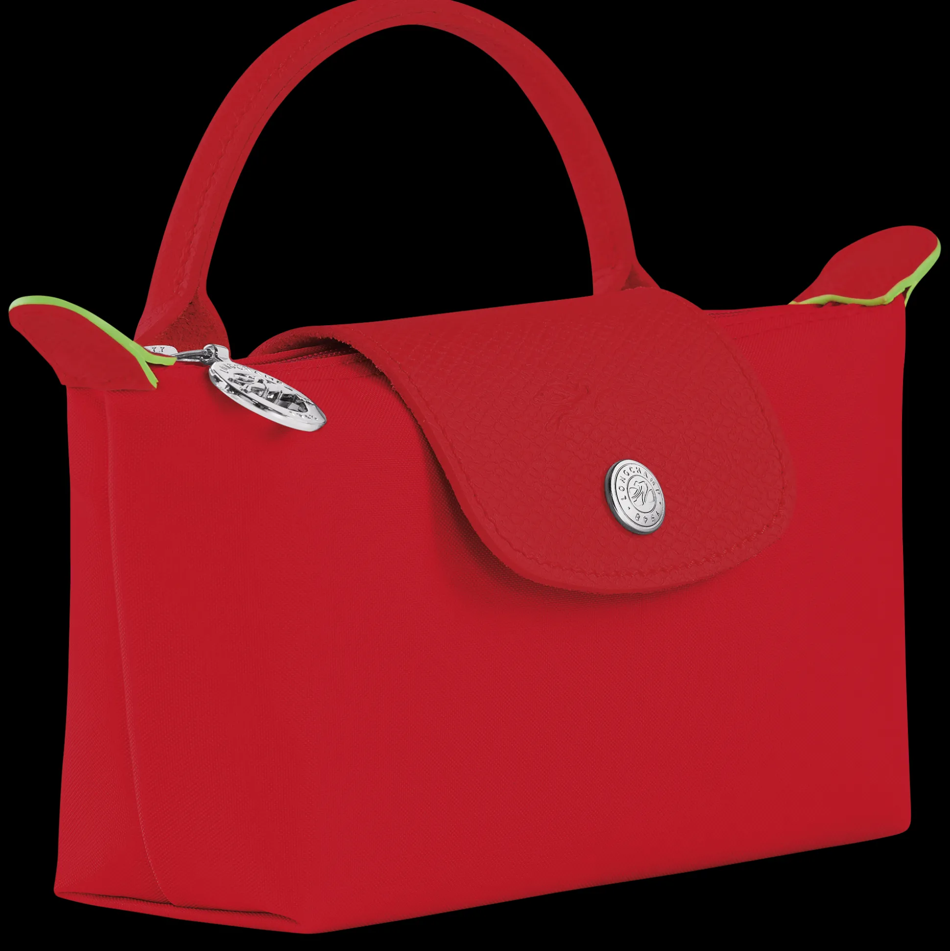 Le Pliage Green Pouch With Handle