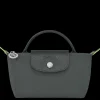 Le Pliage Green Pouch With Handle