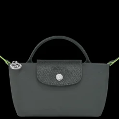 Le Pliage Green Pouch With Handle