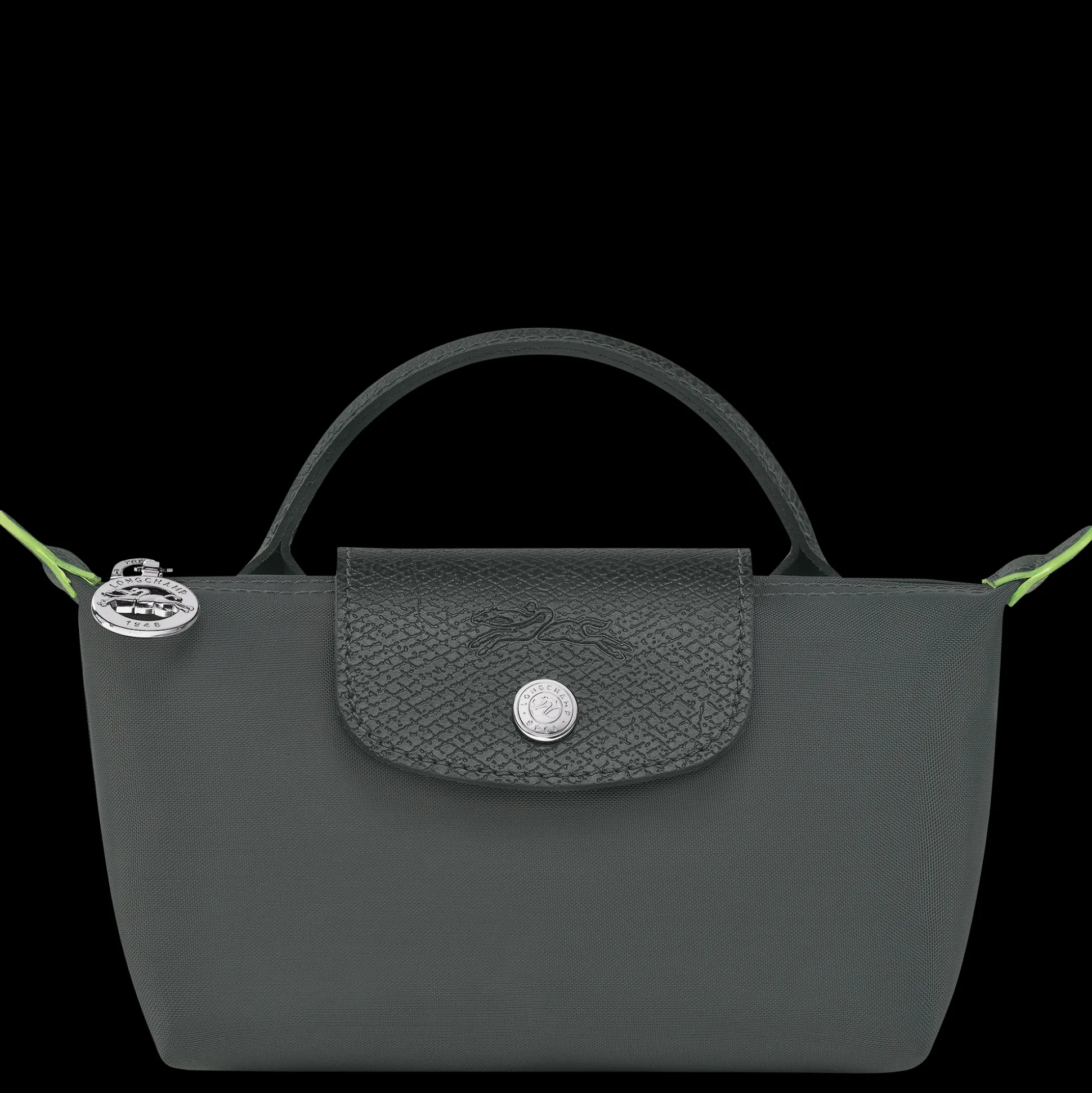 Le Pliage Green Pouch With Handle