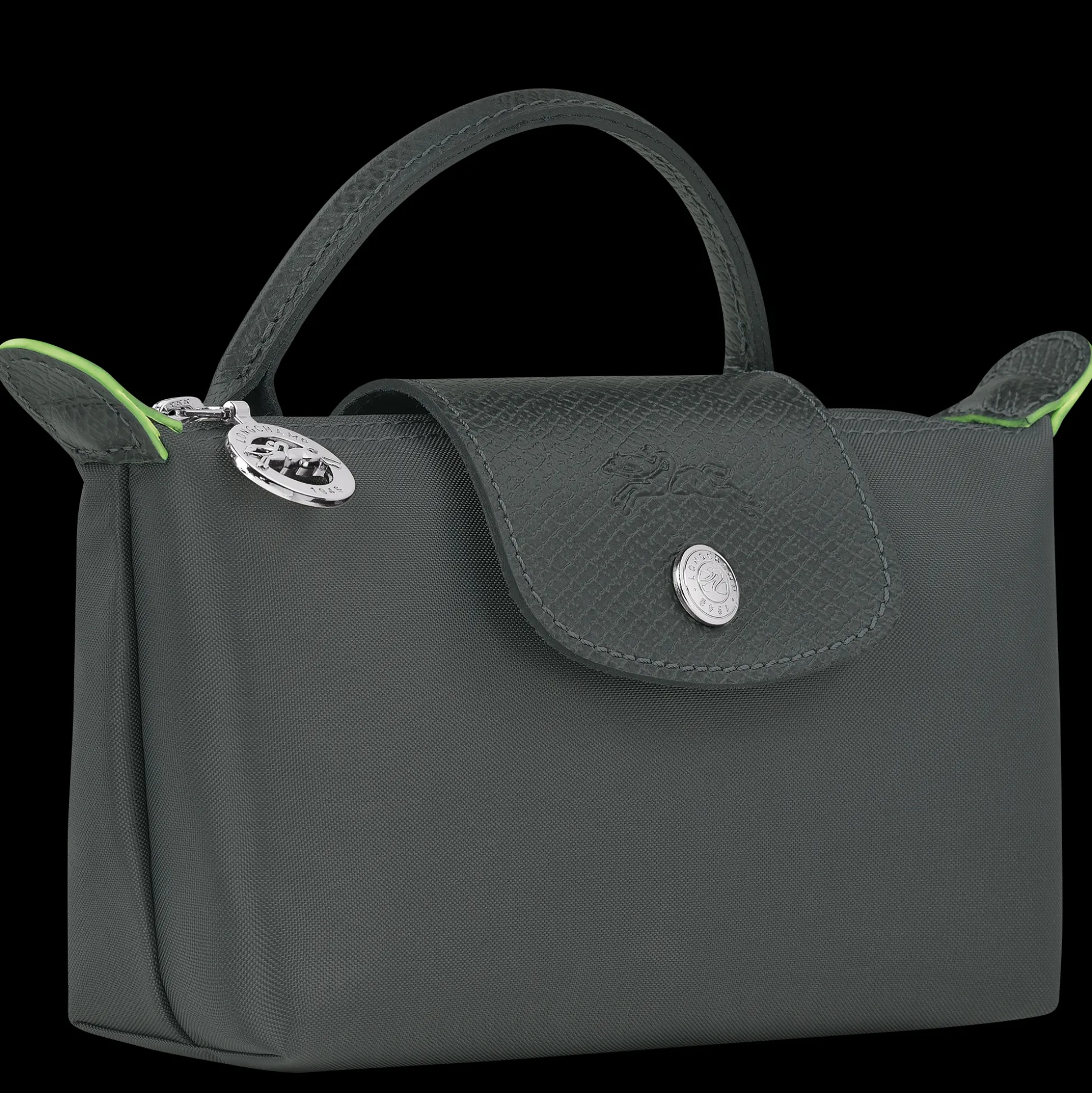 Le Pliage Green Pouch With Handle