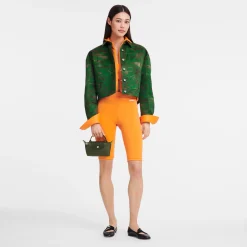 Le Pliage Green Pouch With Handle