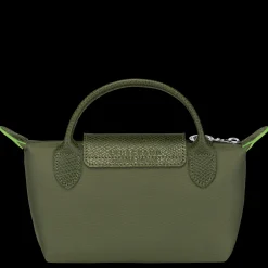 Le Pliage Green Pouch With Handle
