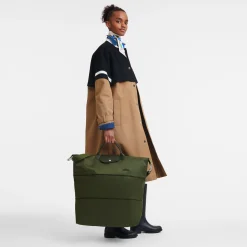 Le Pliage Green Travel Bag Expandable