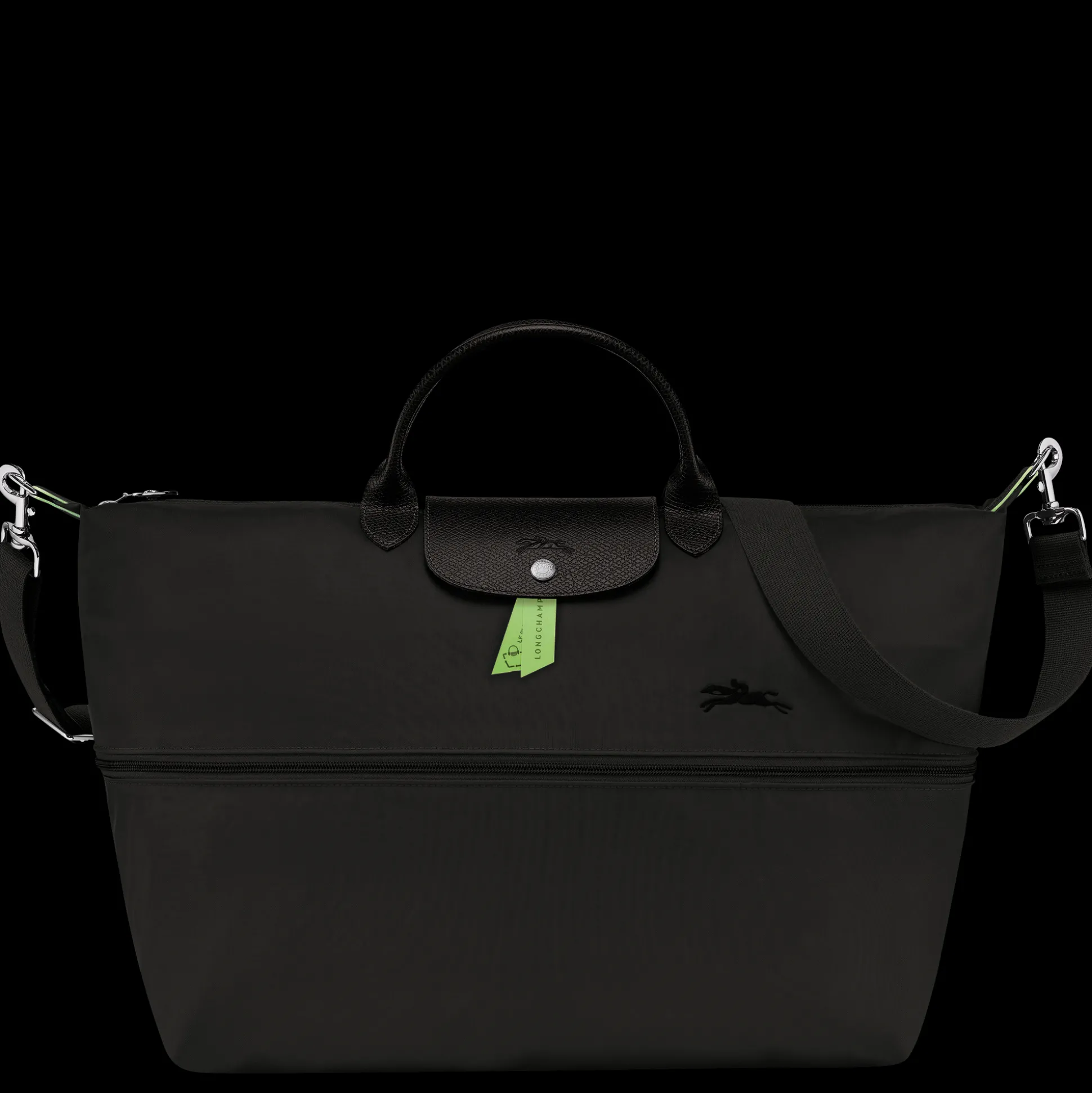 Le Pliage Green Travel Bag Expandable