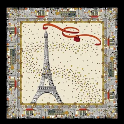 Le Pliage In Paris Silk Scarf