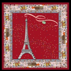 Le Pliage In Paris Silk Scarf