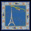 Le Pliage In Paris Silk Scarf