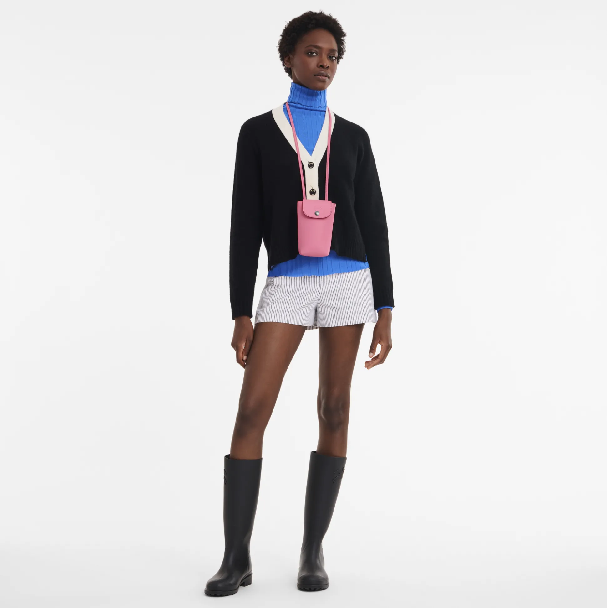 Le Pliage Xtra Phone Case With Leather Lace