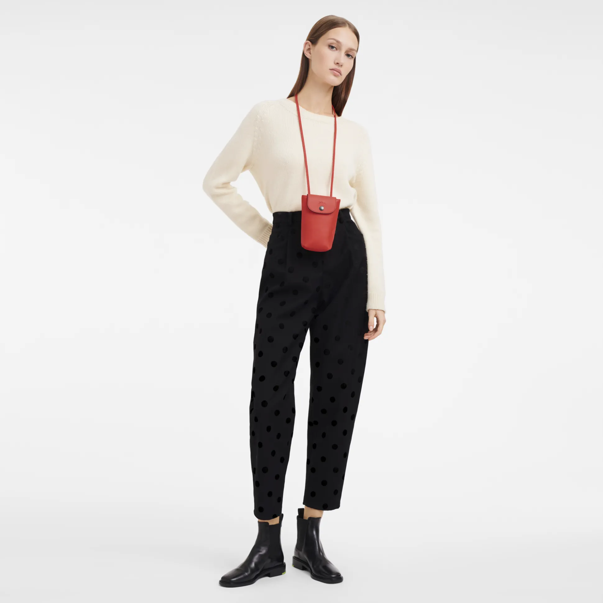 Le Pliage Xtra Phone Case With Leather Lace