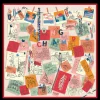 Longchamp Mood Board Silk Scarf 90
