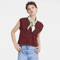 Longchamp University Silk Scarf 70