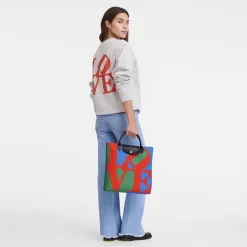 Longchamp X Robert Indiana L Handbag