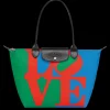 Longchamp X Robert Indiana M Tote Bag