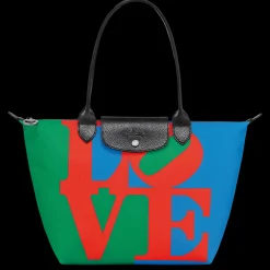 Longchamp X Robert Indiana M Tote Bag