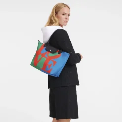 Longchamp X Robert Indiana M Tote Bag