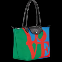 Longchamp X Robert Indiana M Tote Bag