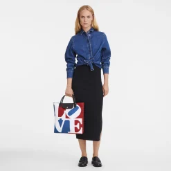 Longchamp X Robert Indiana L Handbag