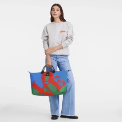 Longchamp X Robert Indiana Travel Bag