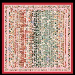 Pearl Necklace Silk Scarf 50