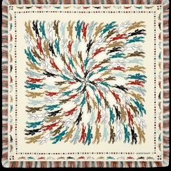 Tres Paris Longchamp Silk Scarf 70
